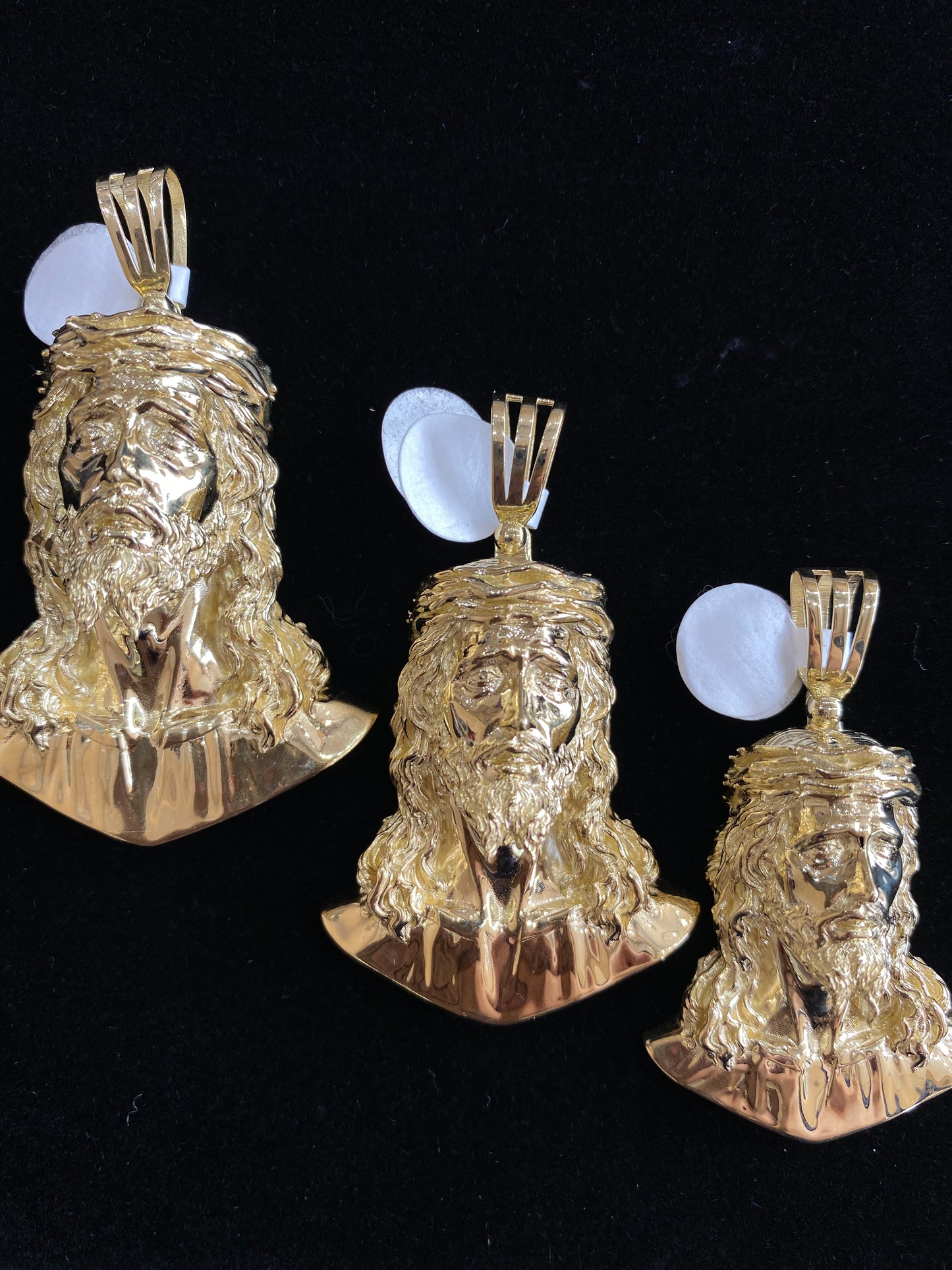 3D Jesus Gold Pendent