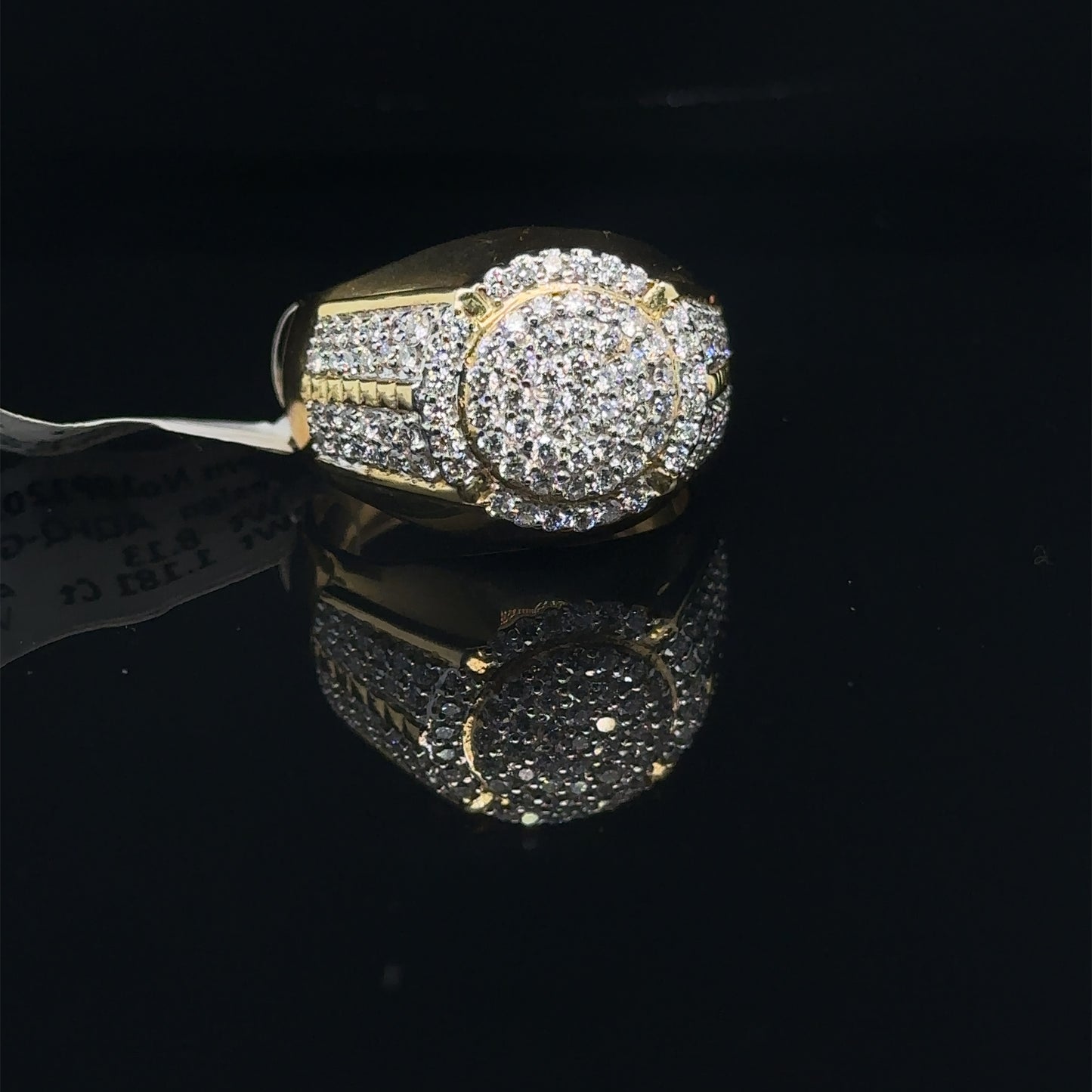 Circle Men Diamond Ring- gr0548