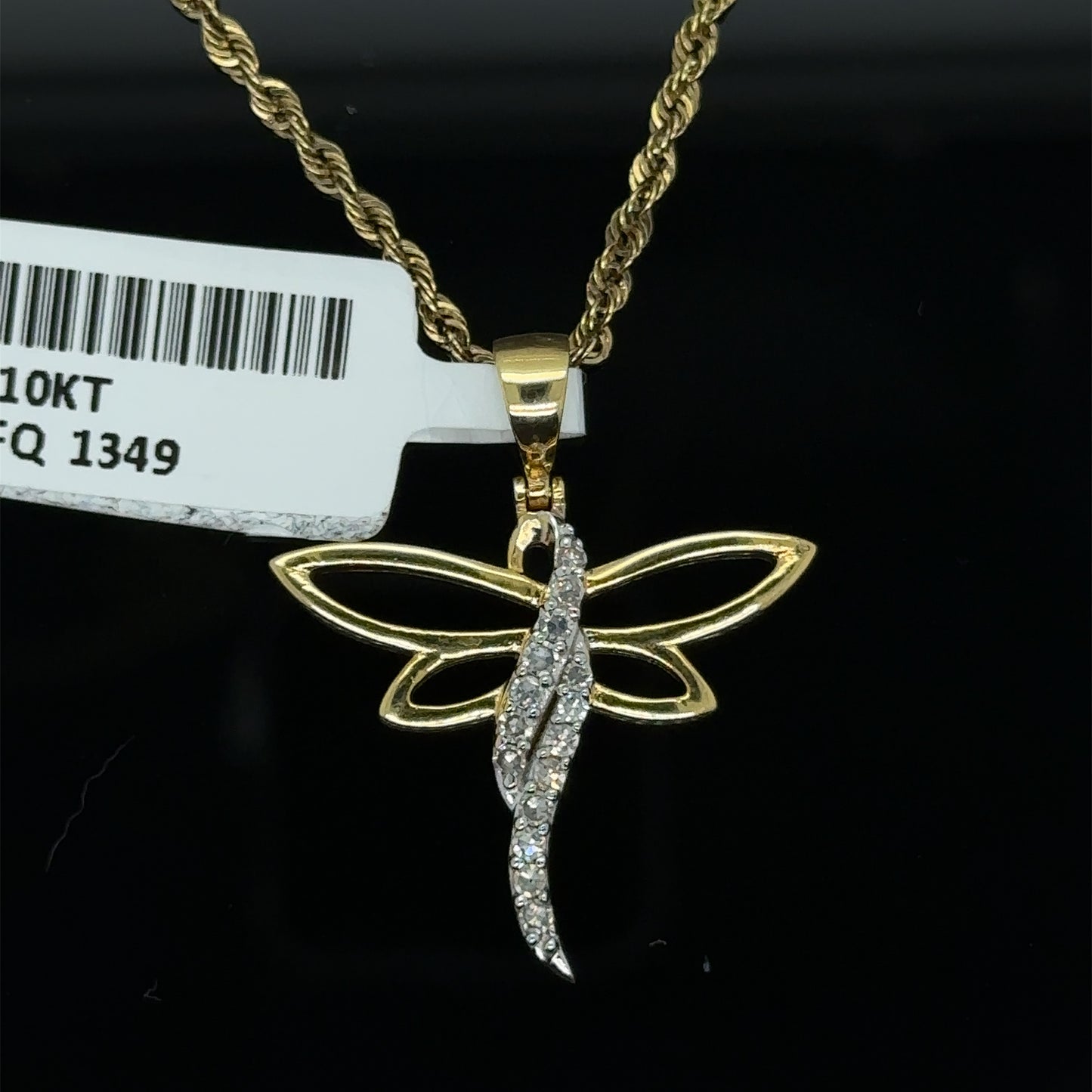 Dragonfly Pendent and Chain Combo- PD0622
