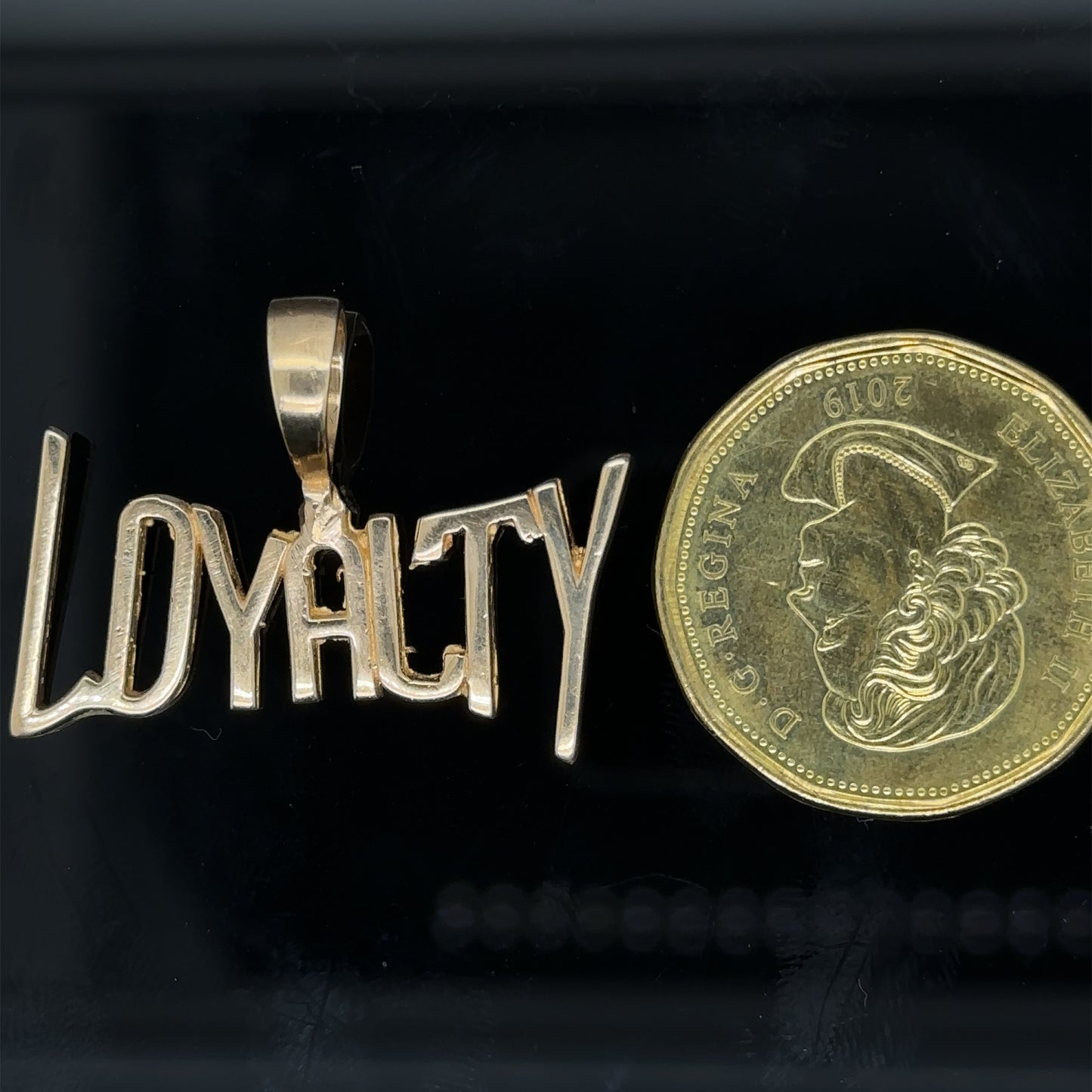 Loyalty Gold Pendent