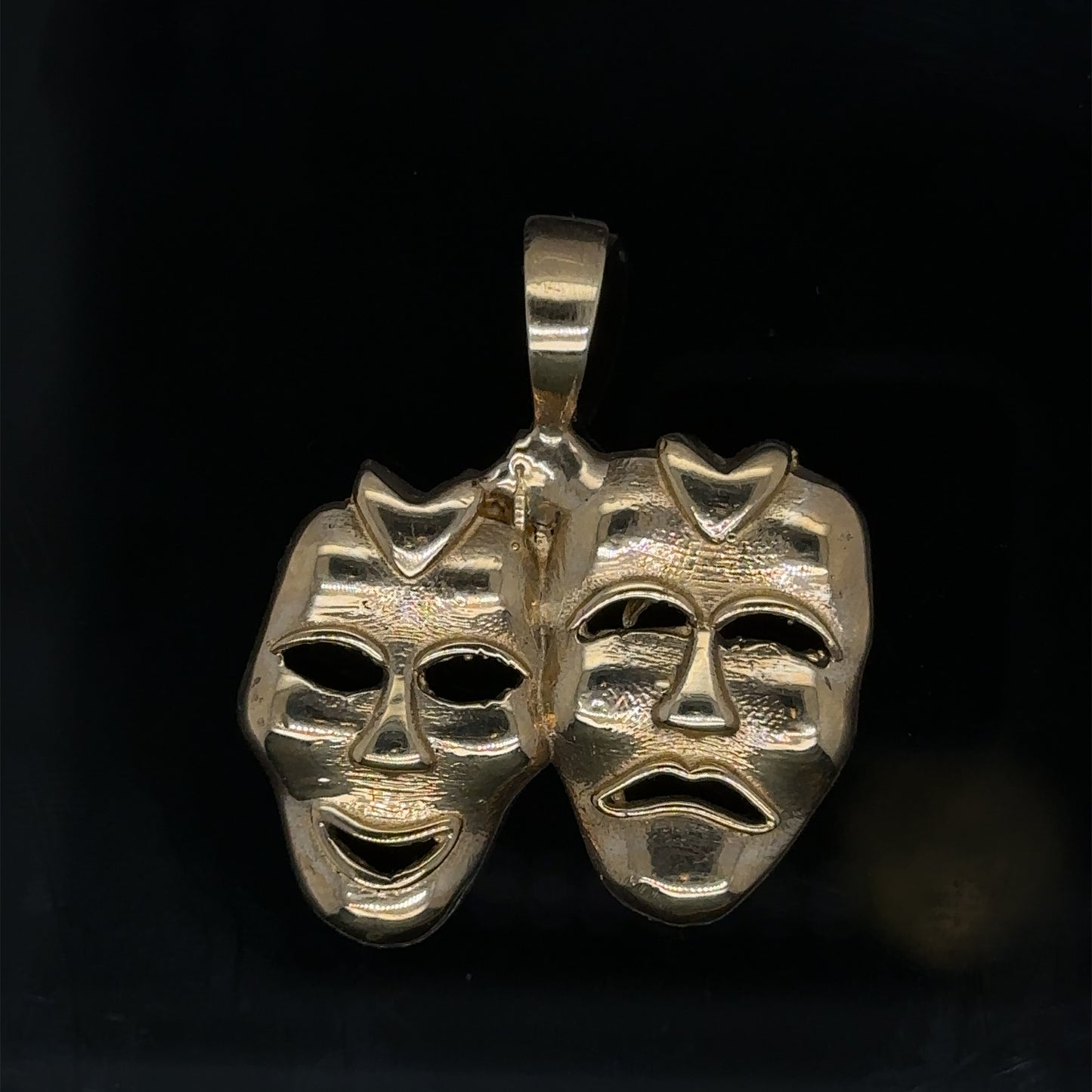 Two-Faced Gold Pendent