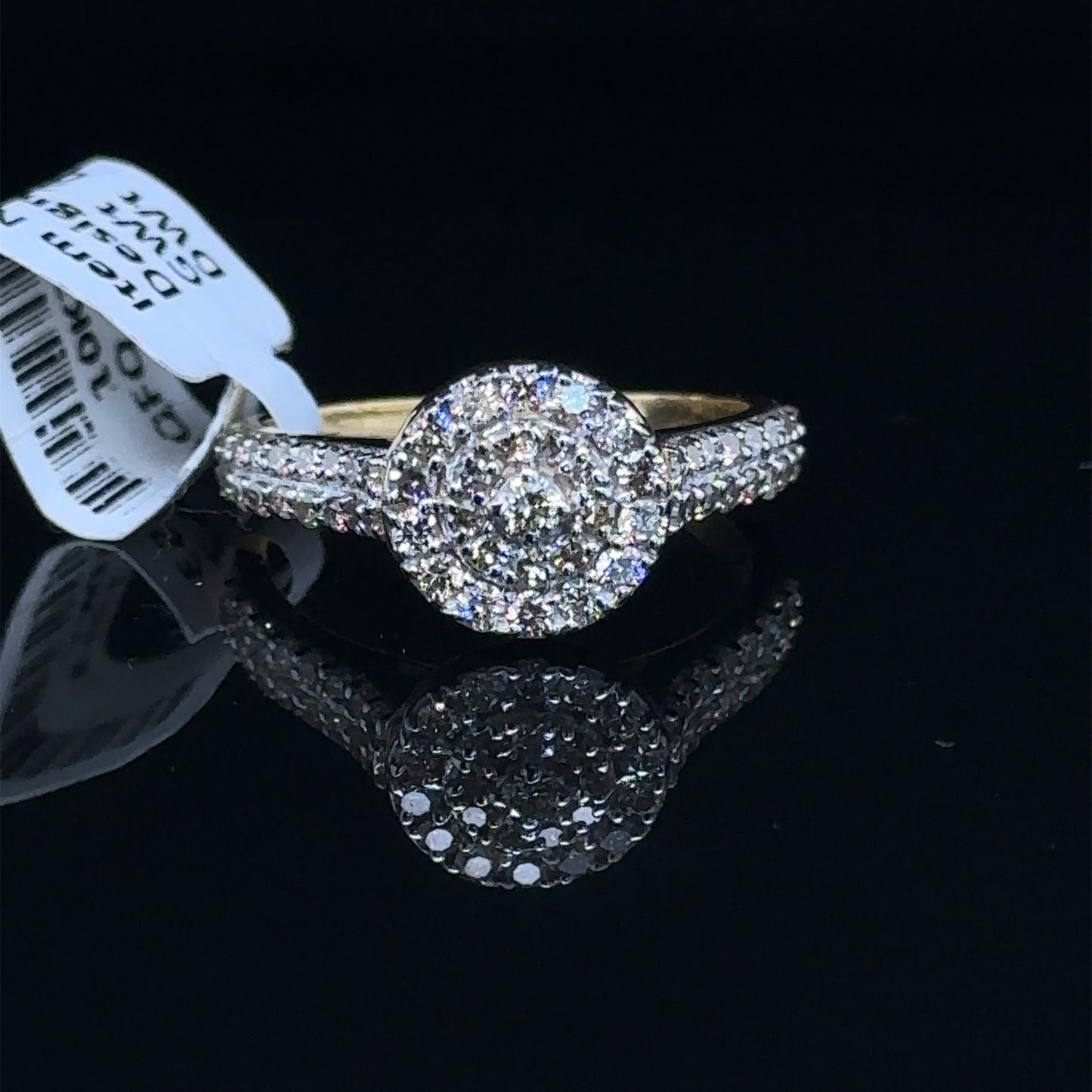 Circle Ladies Diamond Ring-LR0052