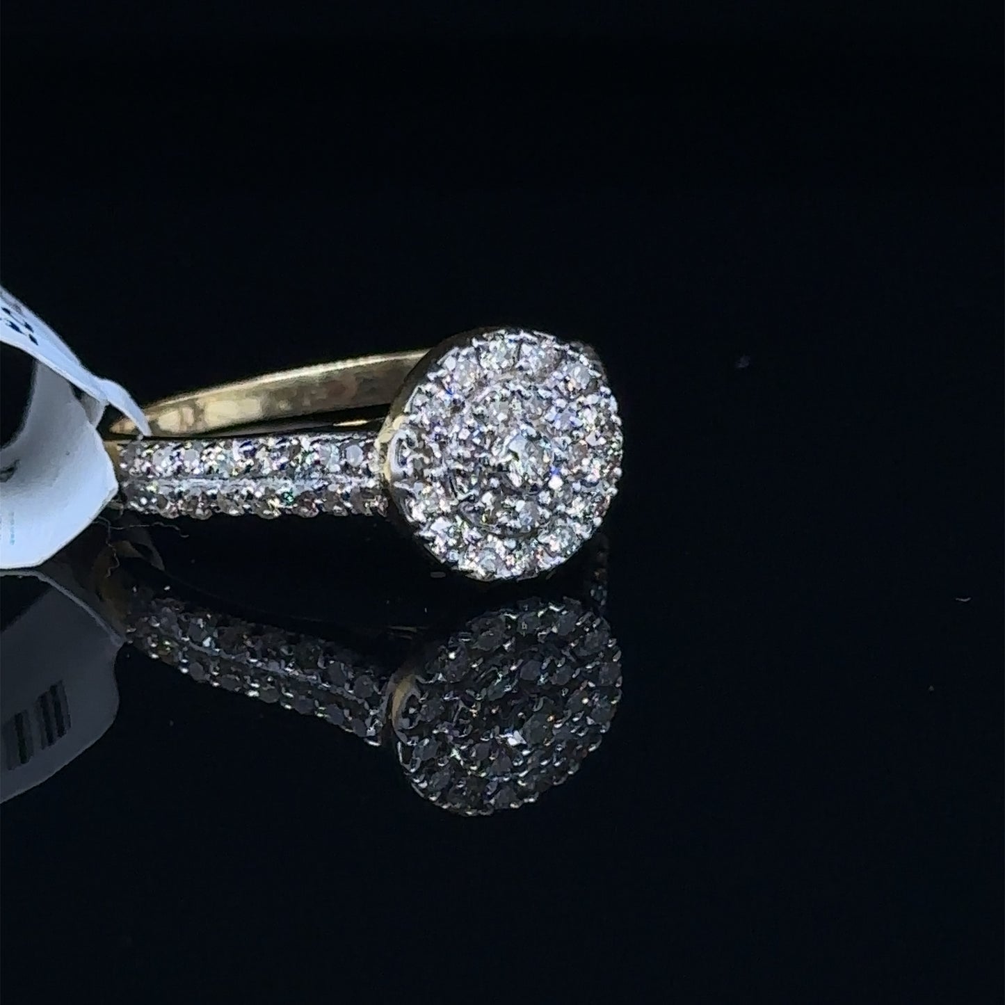 Circle Ladies Diamond Ring-LR0052