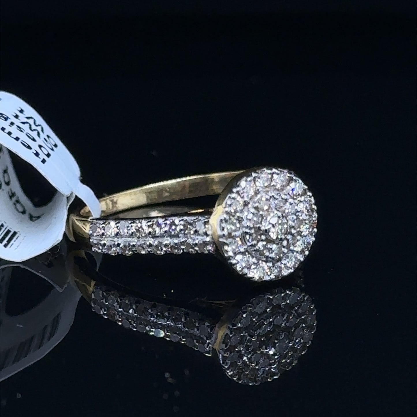 Circle Ladies Diamond Ring-LR0052