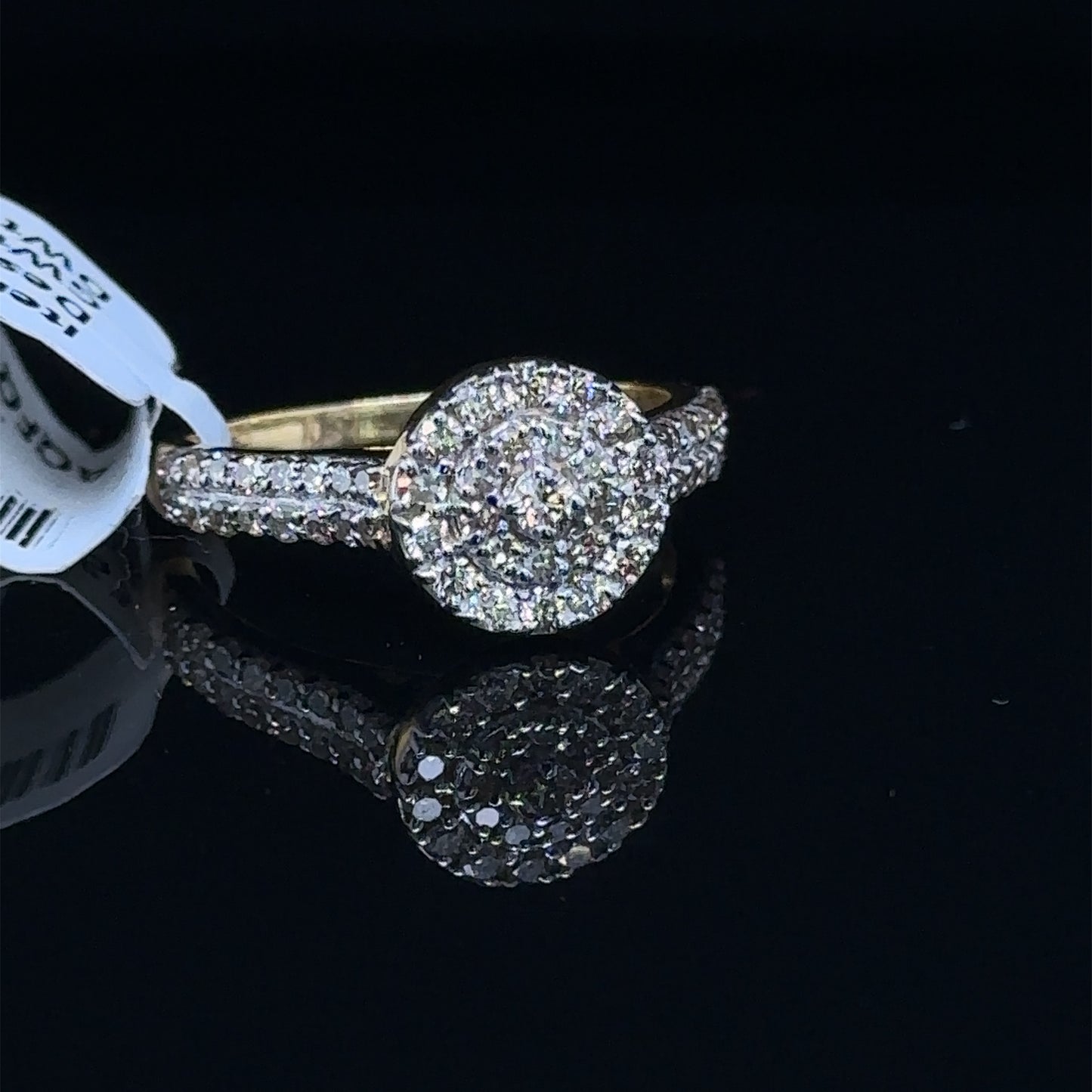 Circle Ladies Diamond Ring-LR0052