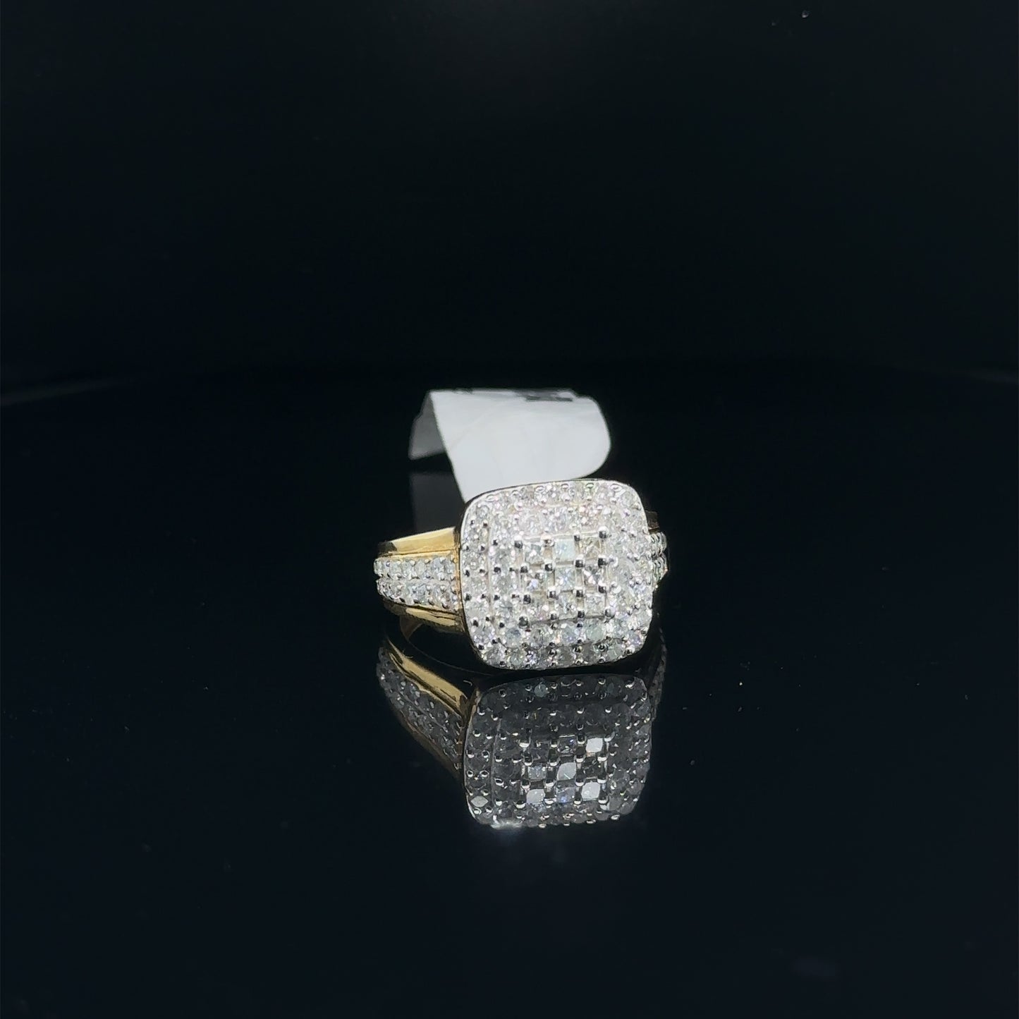 Square Ladies Diamond Ring-LR0170