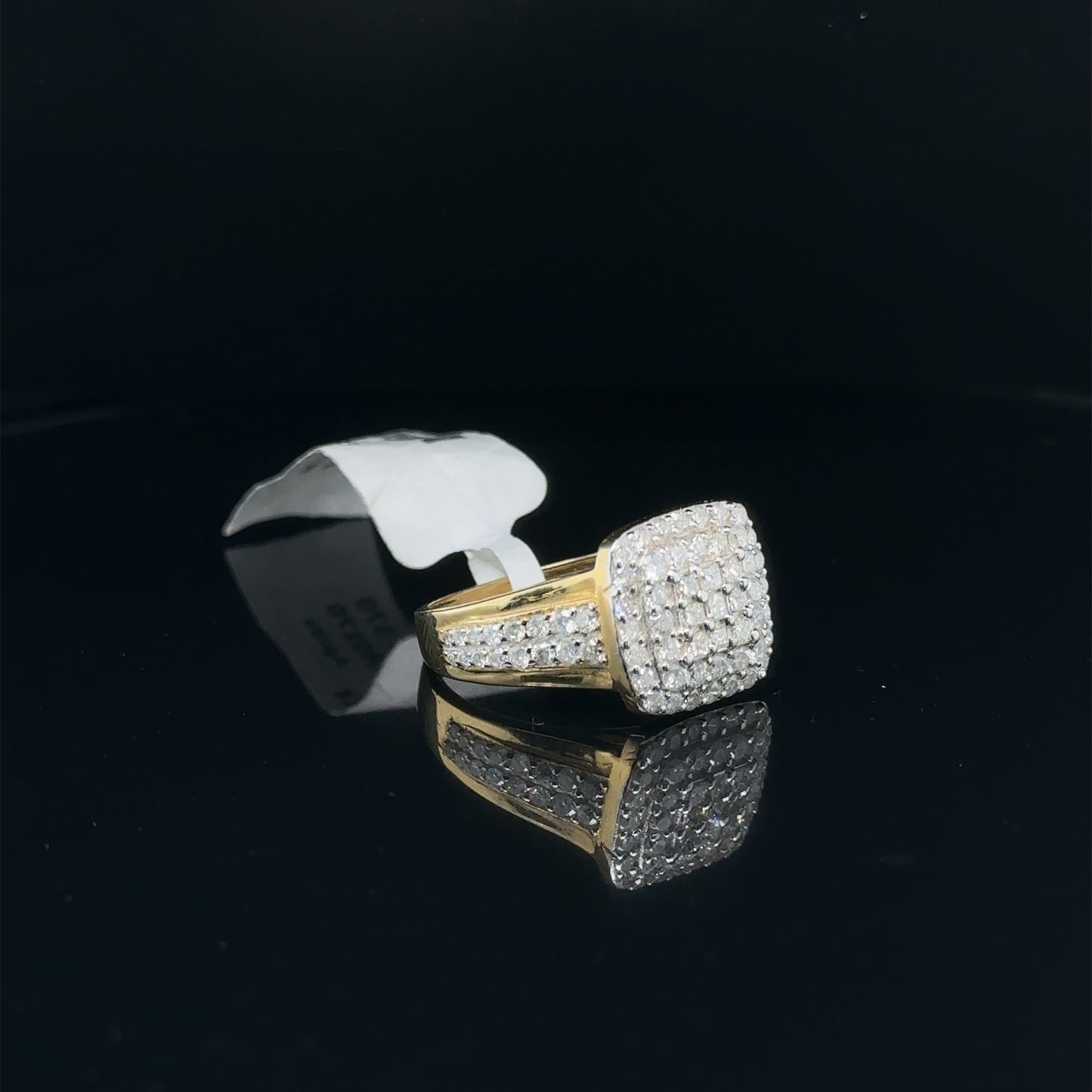Square Ladies Diamond Ring-LR0170