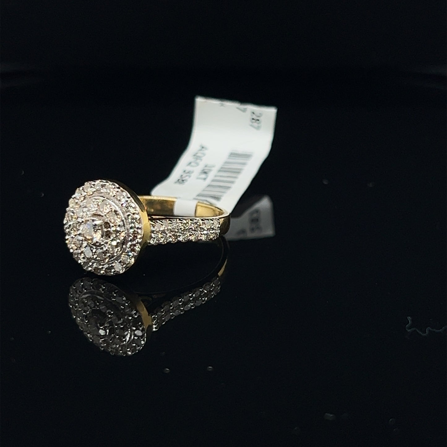 Circle Diamond Ring- LR0207