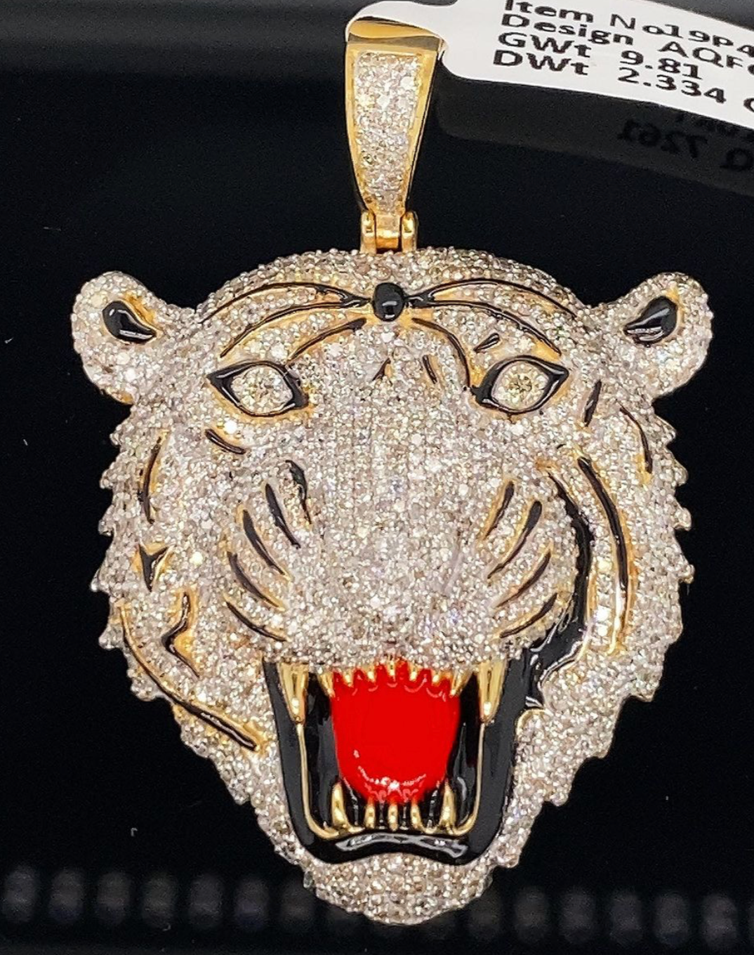 Diamond Lion Pendent- PD0210