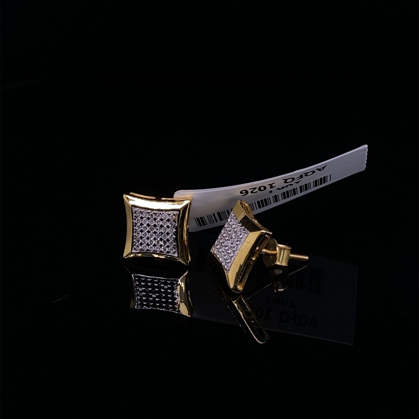 Square Diamond-Earring-GER0010