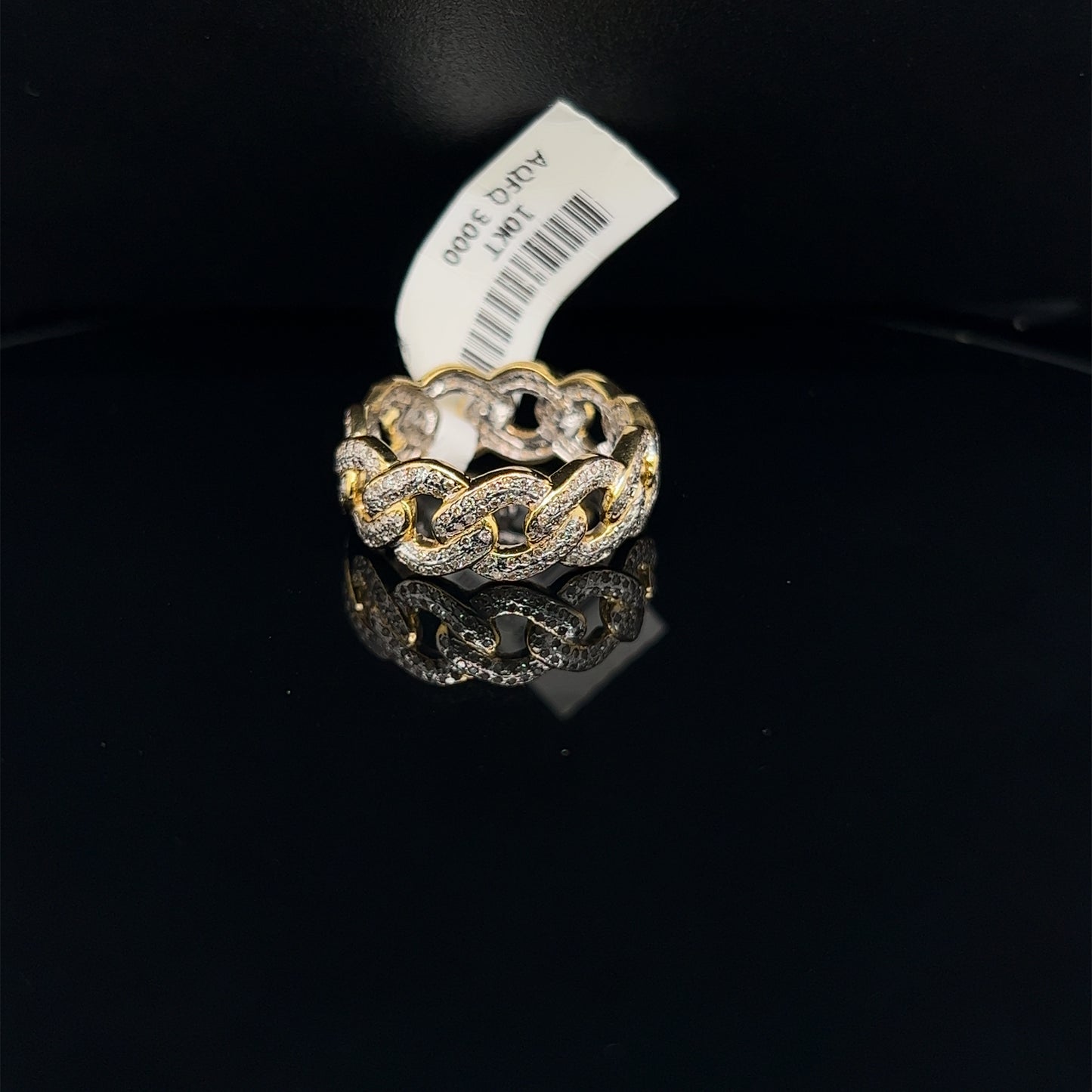 Cuban Diamond Men Ring- GR0115