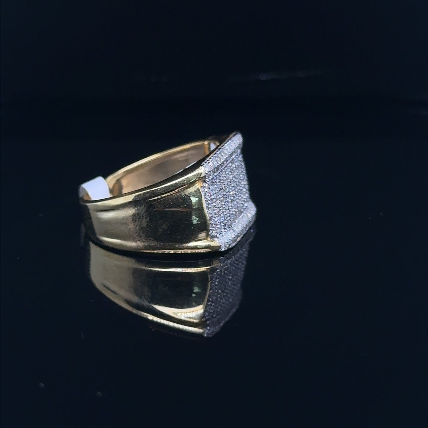 Square Men Diamond Ring-GR0125