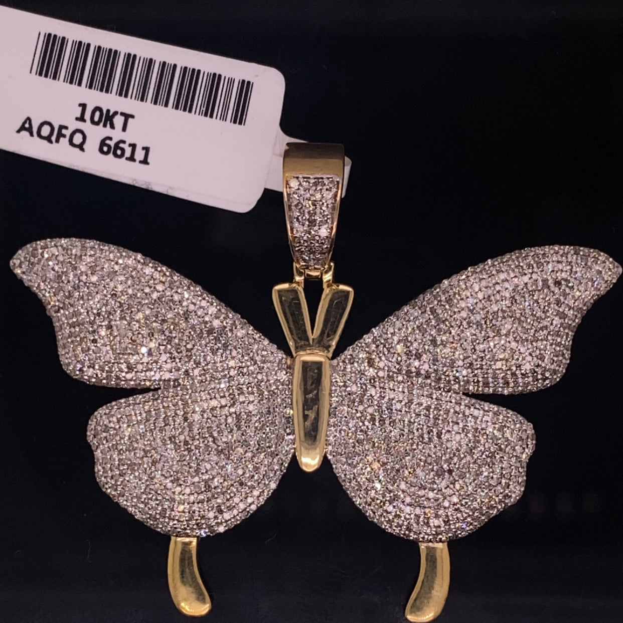 Butterfly Diamond pendent- PD1058