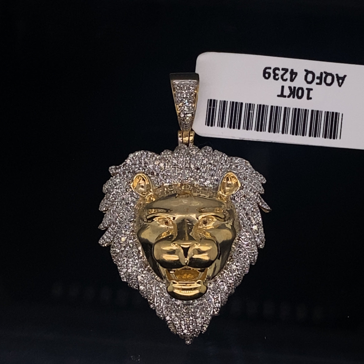 Lion Diamond Pendent- Pd0494