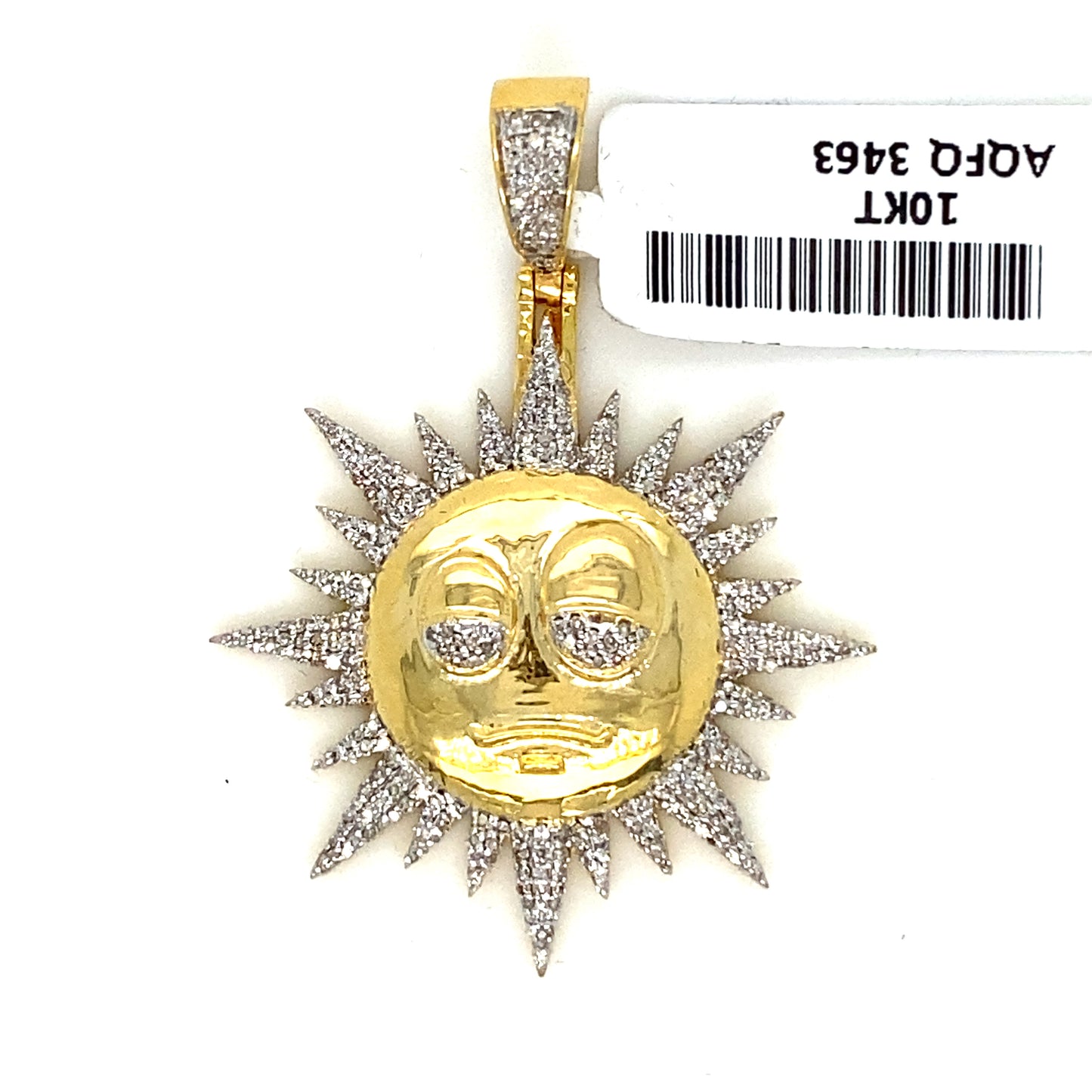 Diamond Sun Pendant- PD0658