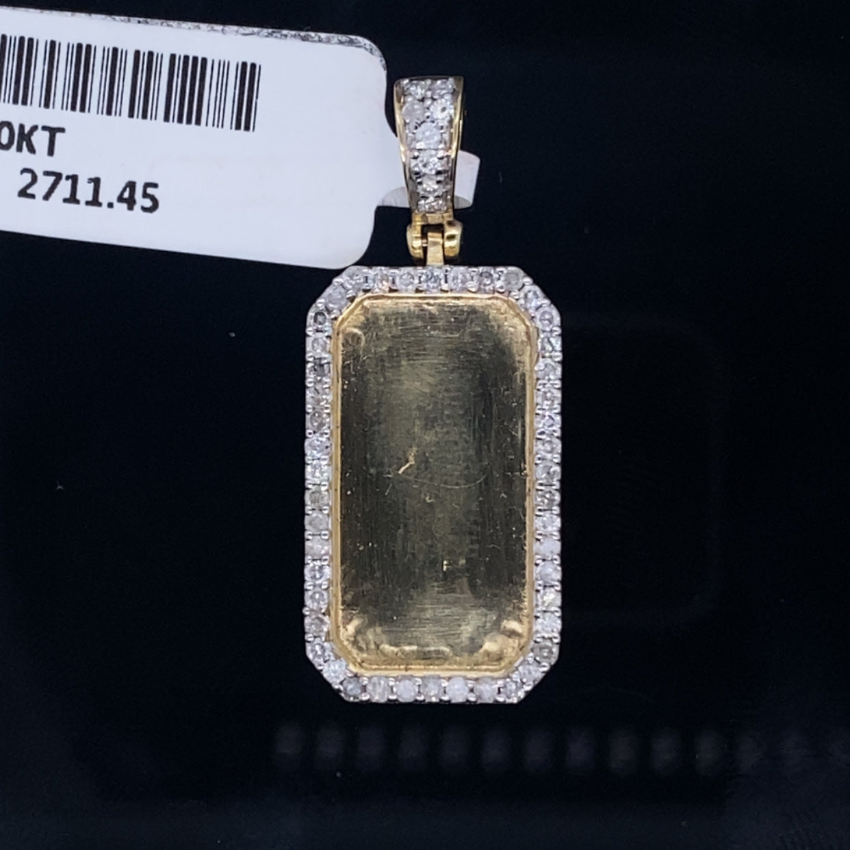 Rectangle Picture Pendant Diamond- PD0711
