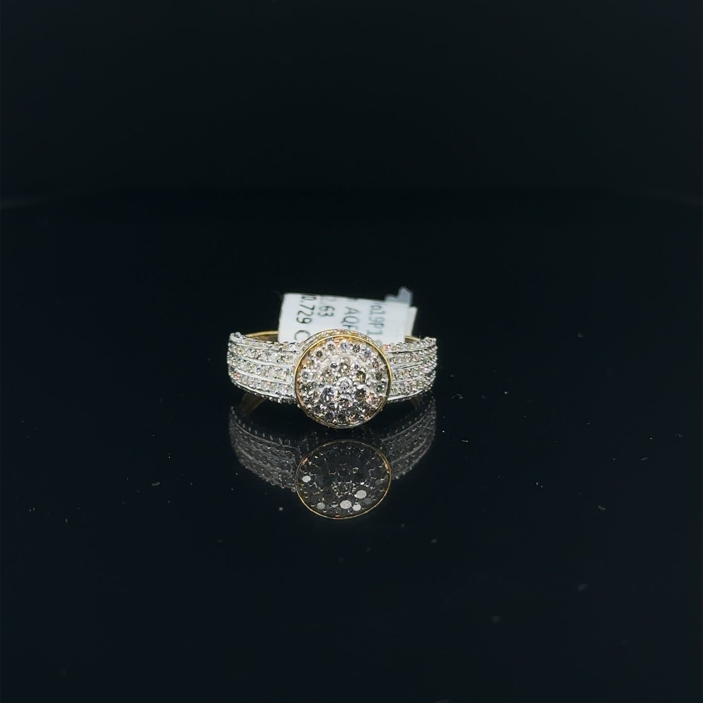 Circle Ladies Diamond Ring-LR0018