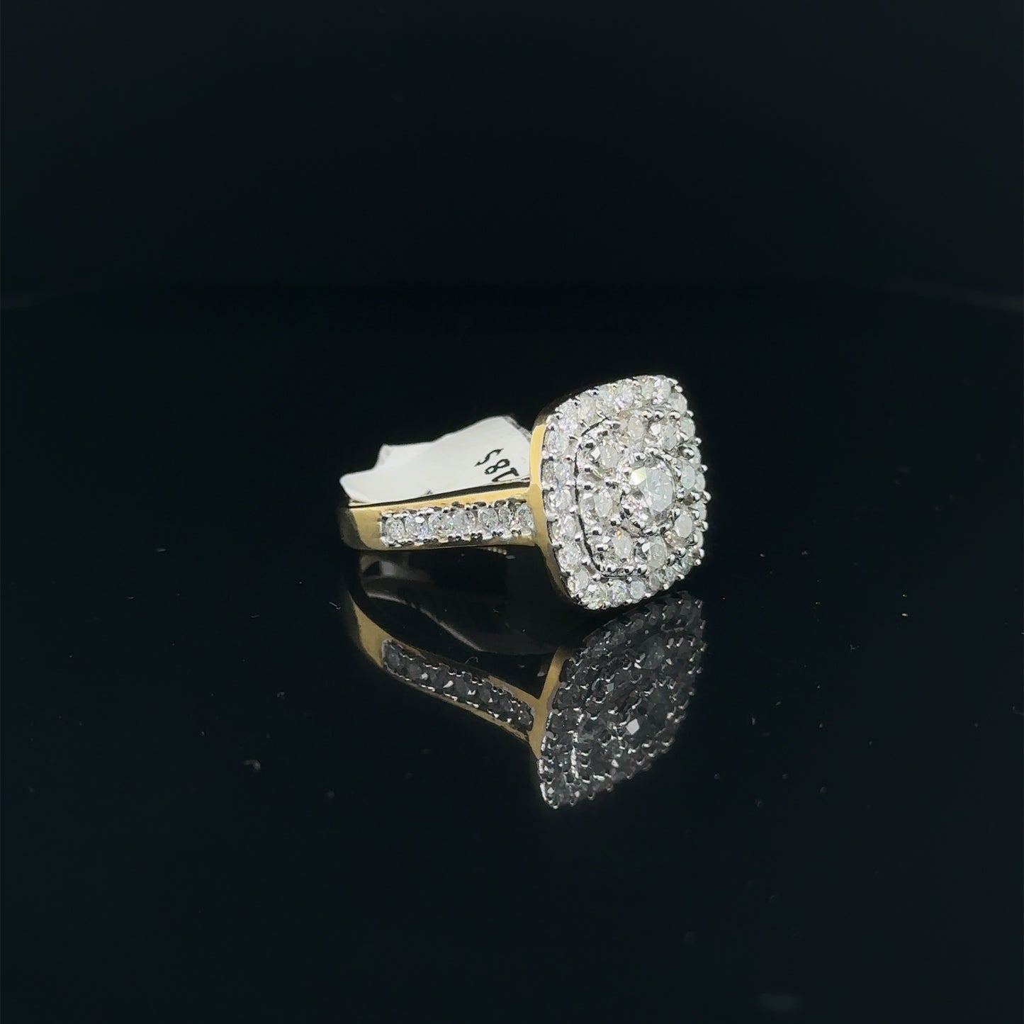 Square Ladies Diamond Ring-LR0175