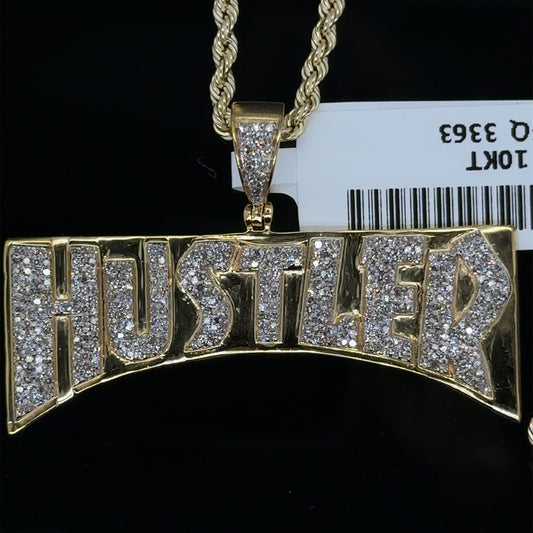 Hustler pendent and chain Combo