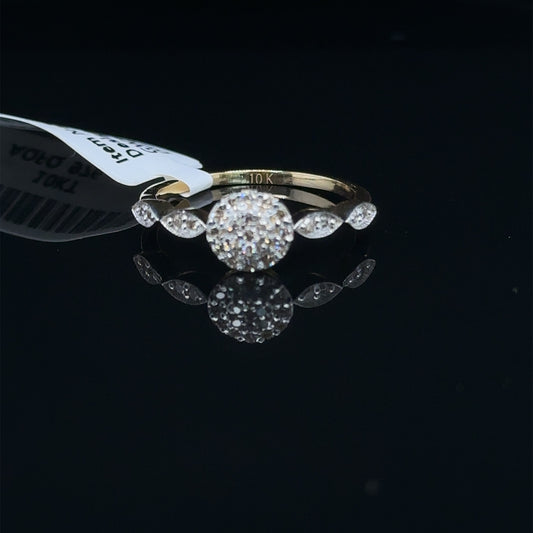 Circle Ladies Diamond Ring- LR0317