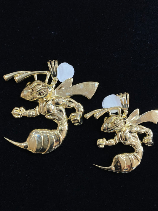 3D Gold Bee Pendent