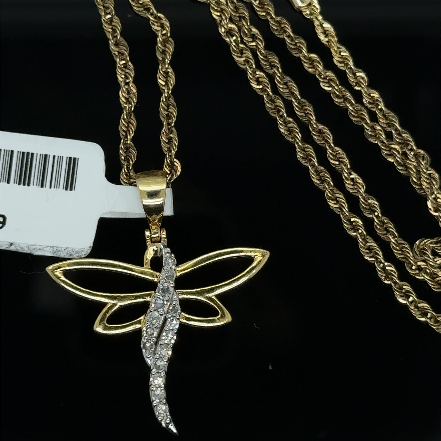 Butterfly Pendent and Chain Combo- PD0622