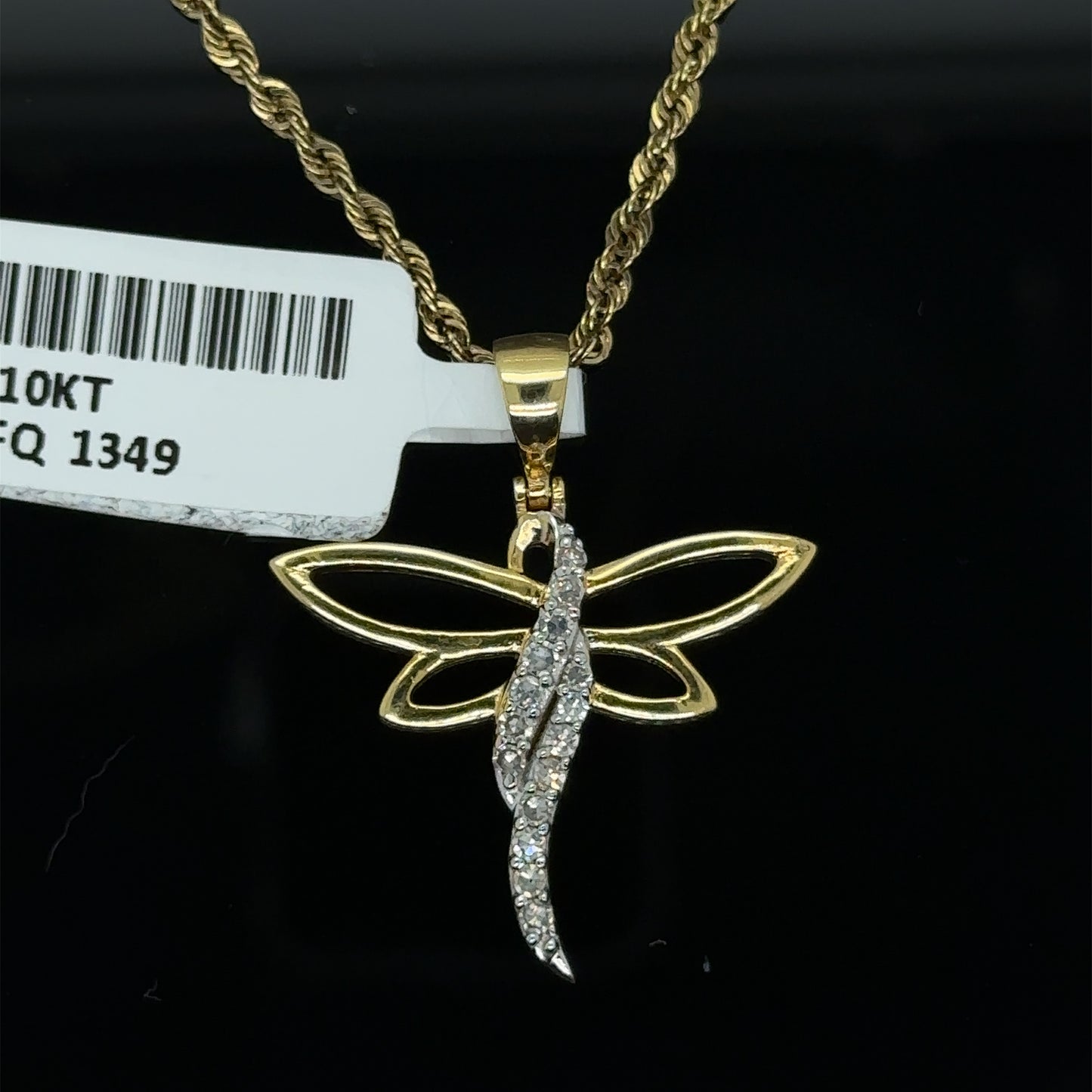 Butterfly Pendent and Chain Combo- PD0622