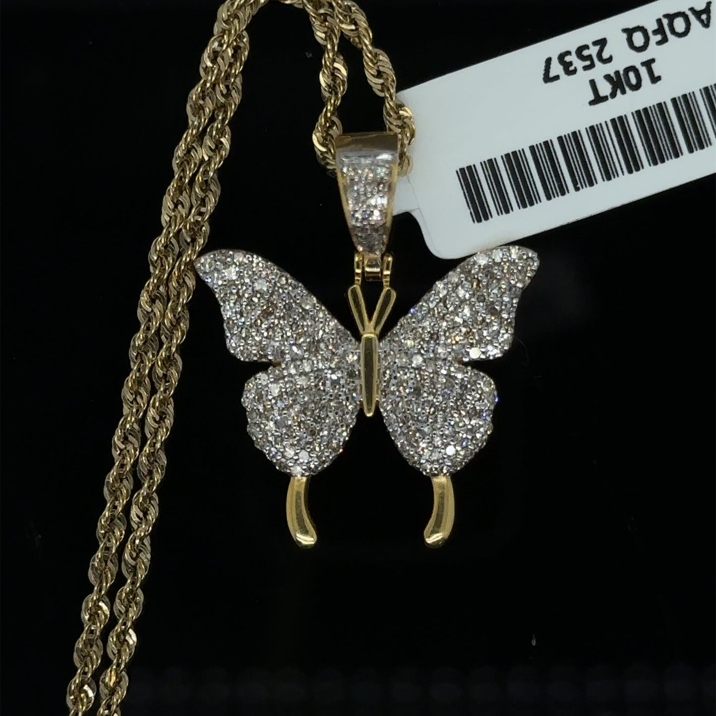 Butterfly Pendent and Chain Combo- PD1058