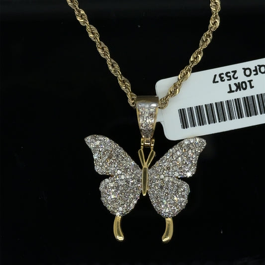 Butterfly Pendent and Chain Combo- PD1058