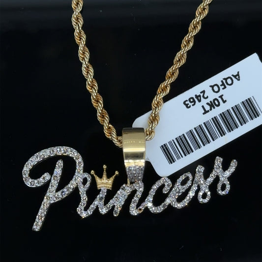Princess Pendent and Chain Combo- PD0098