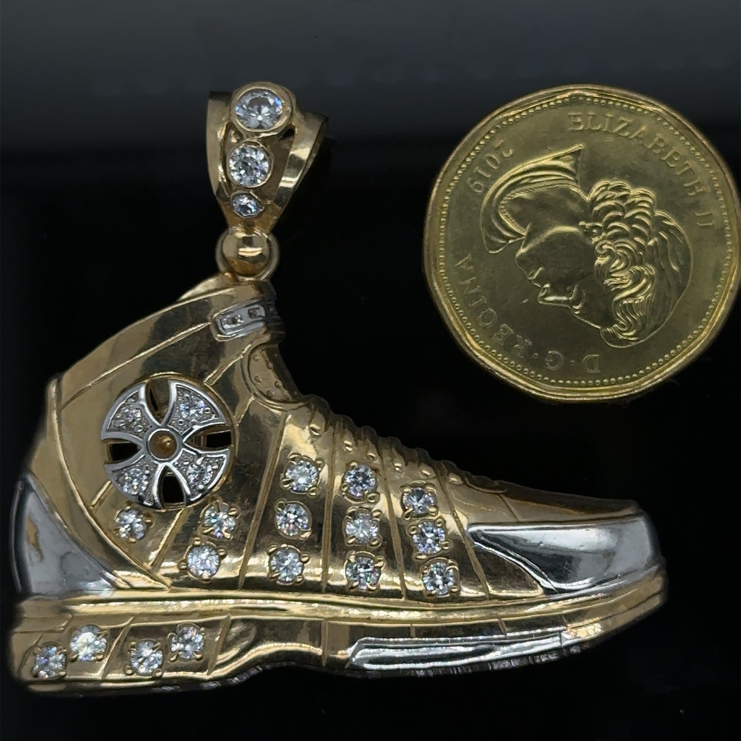 Gold Shoe Pendent