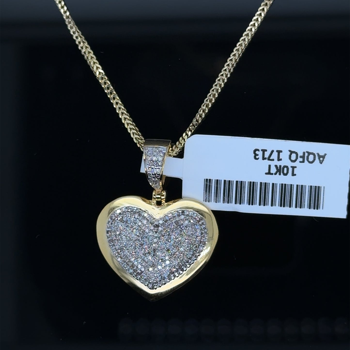 Heart pendent and chain Combo