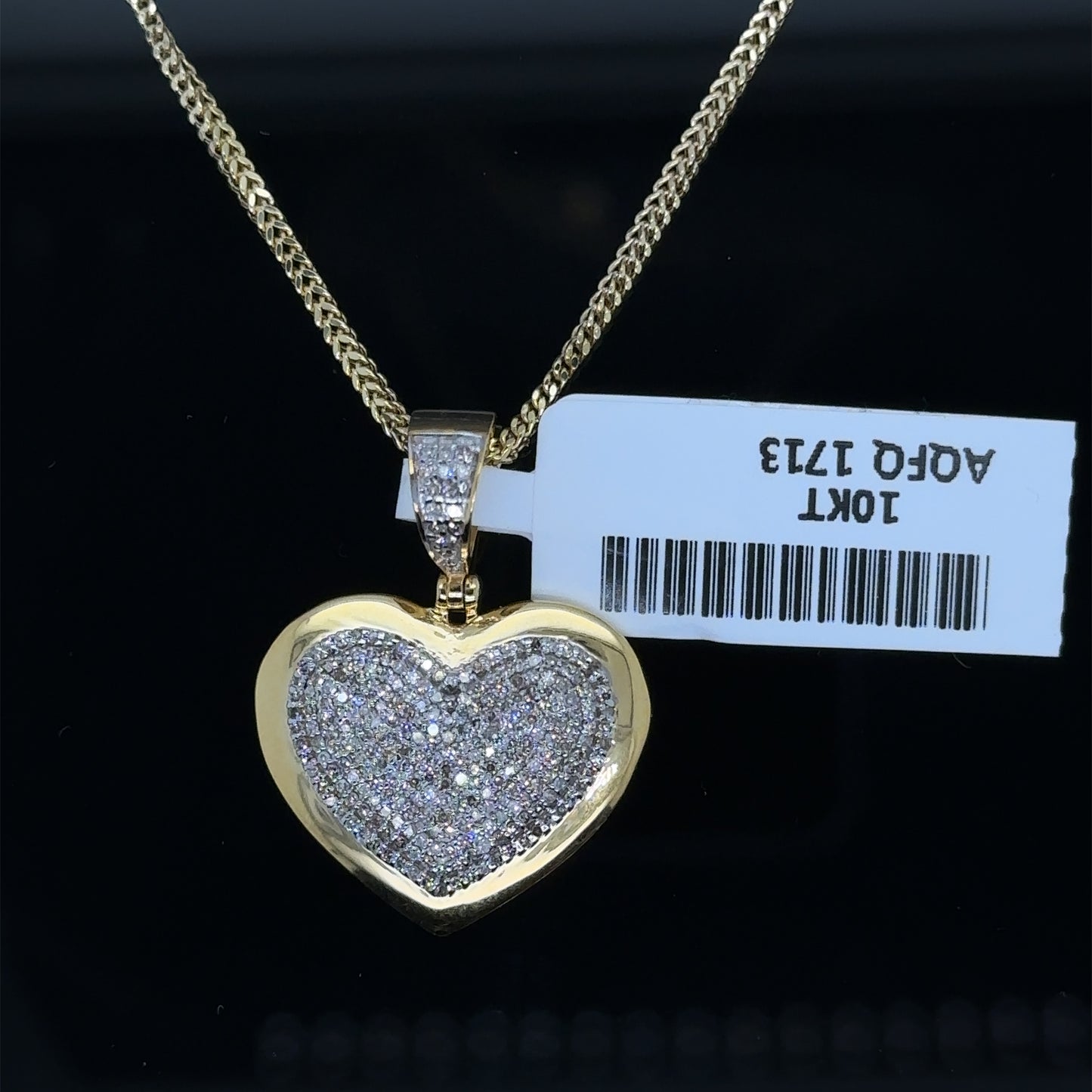 Heart pendent and chain Combo