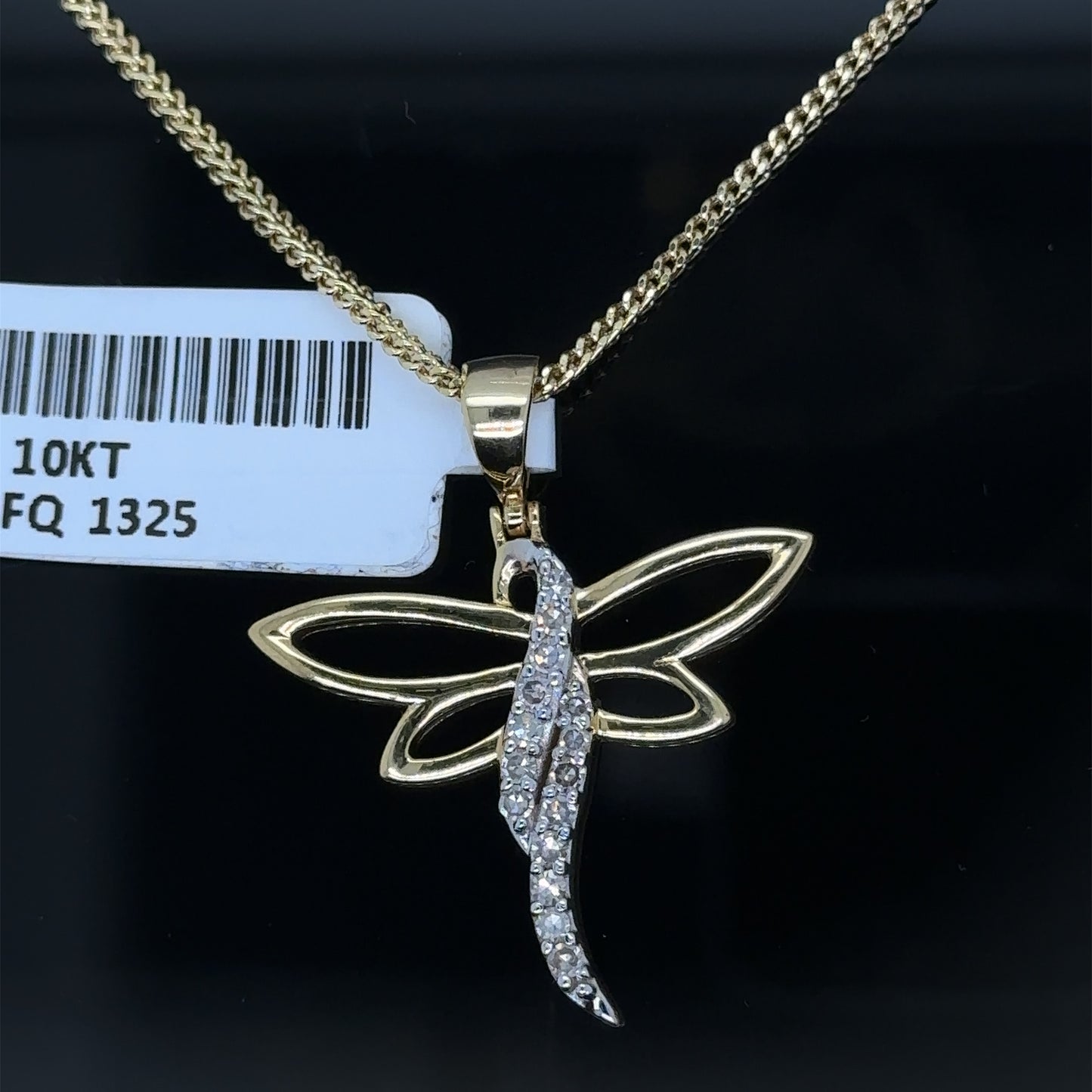 Butterfly pendent and chain Combo