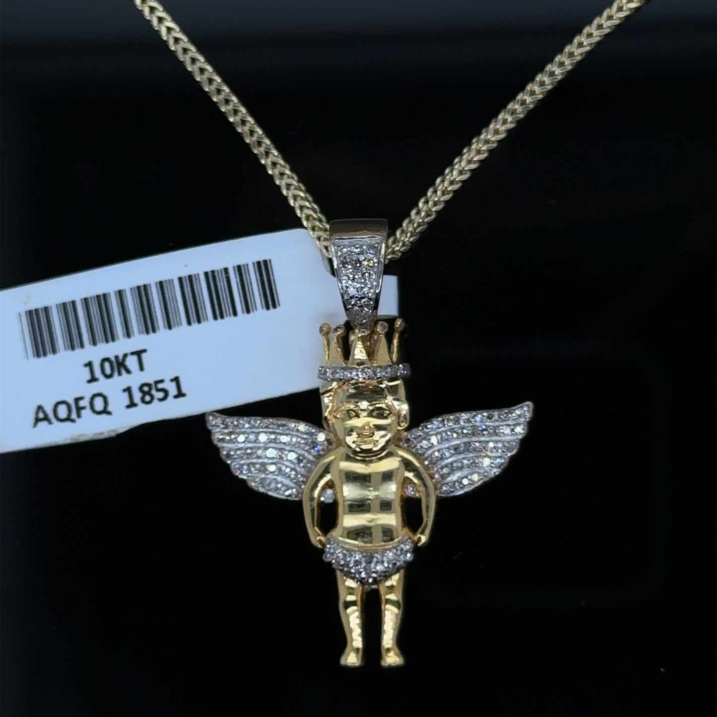 Diamond Angel pendent and chain Combo