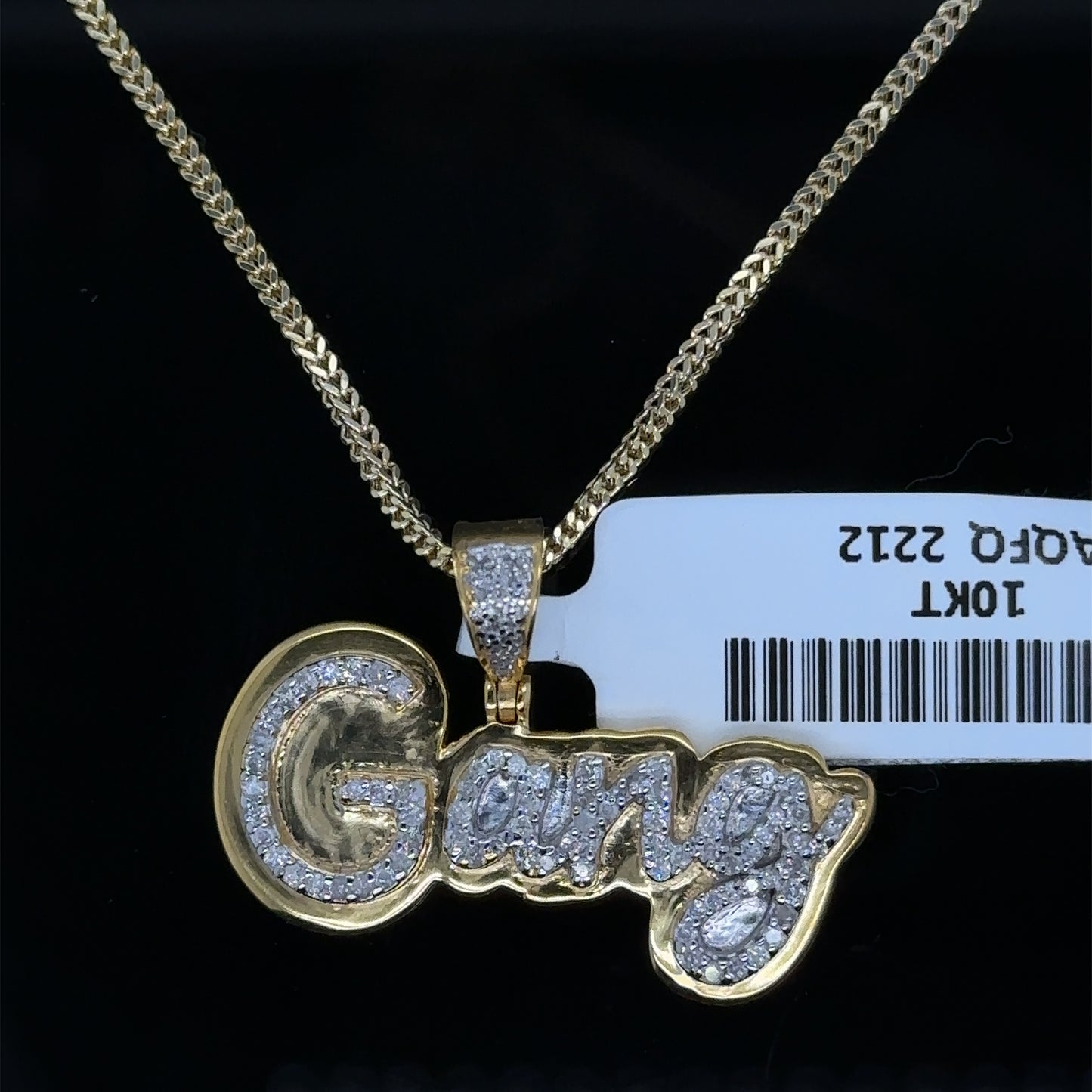 Gang pendent and chain Combo