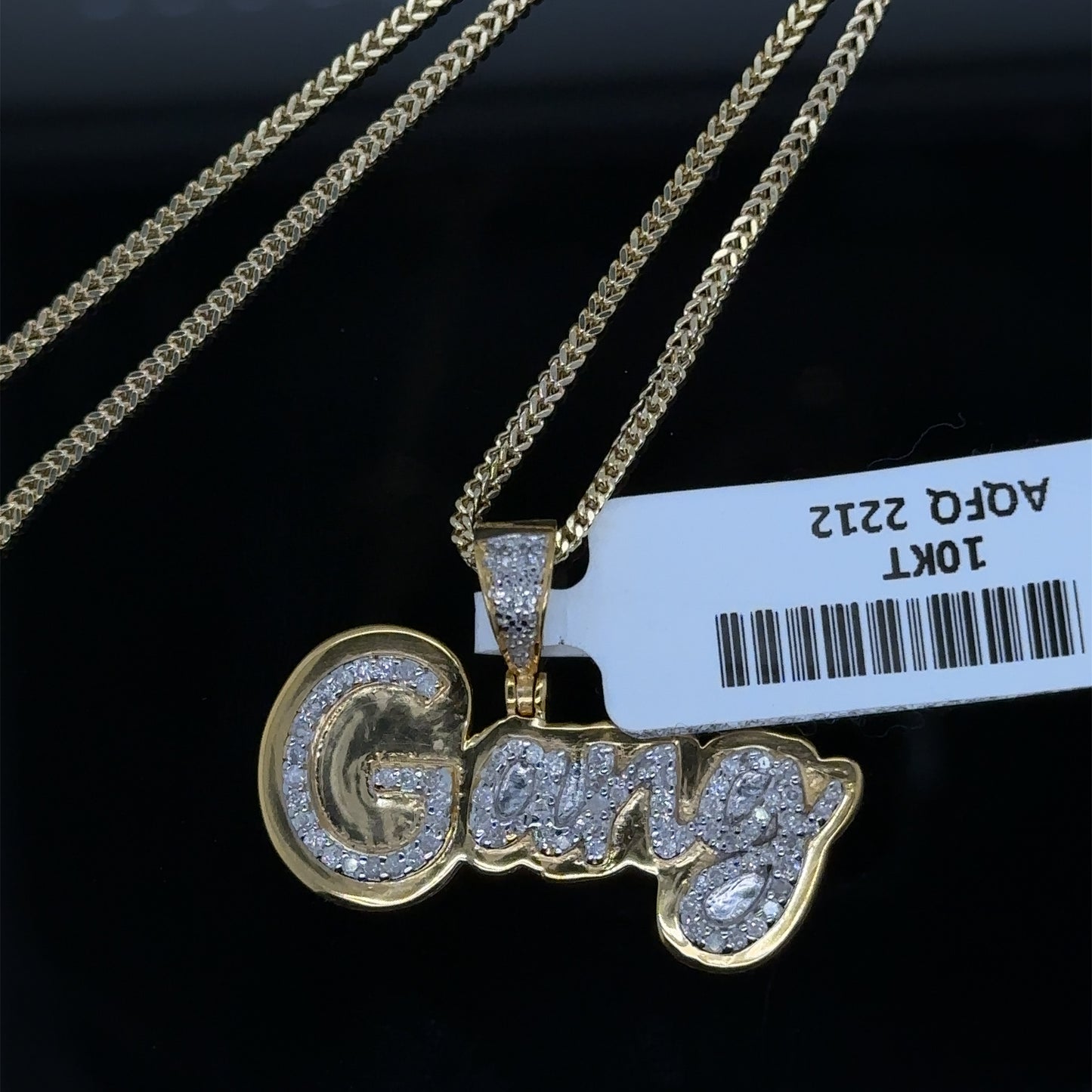 Gang pendent and chain Combo