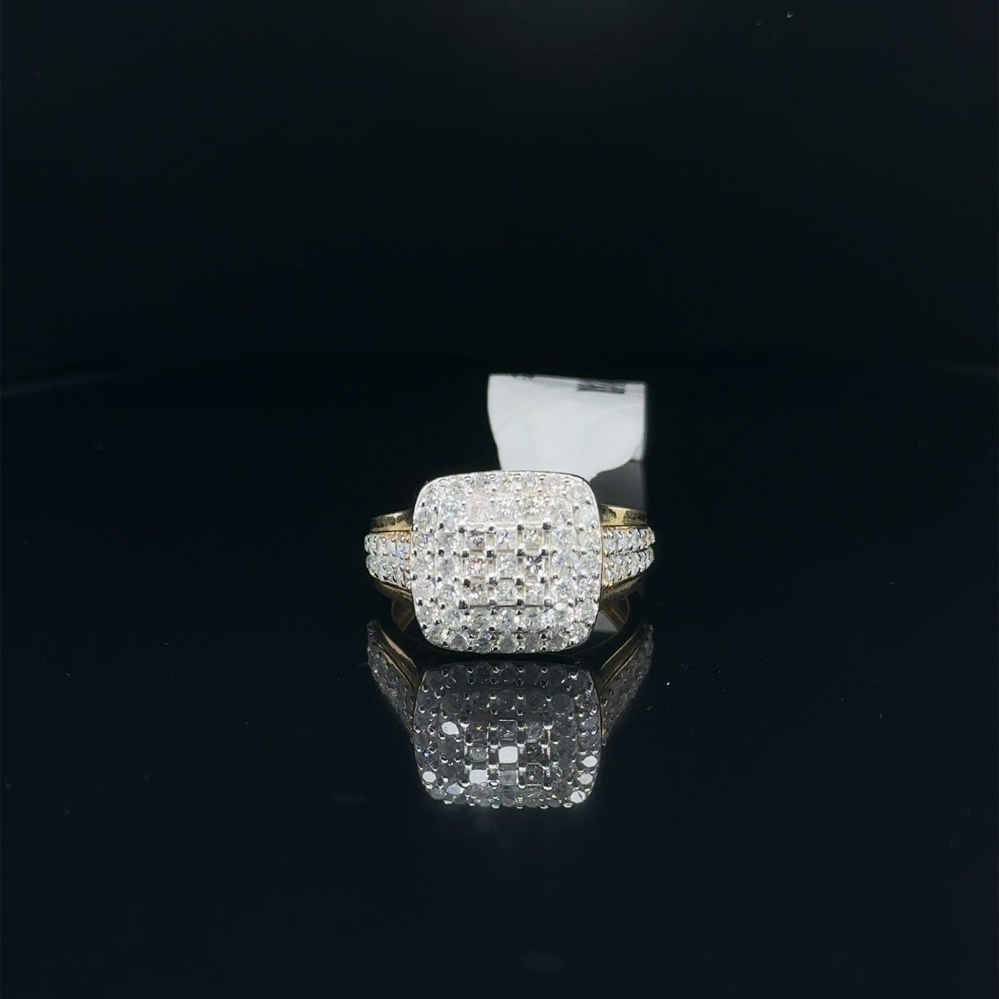 Square Ladies Diamond Ring-LR0170