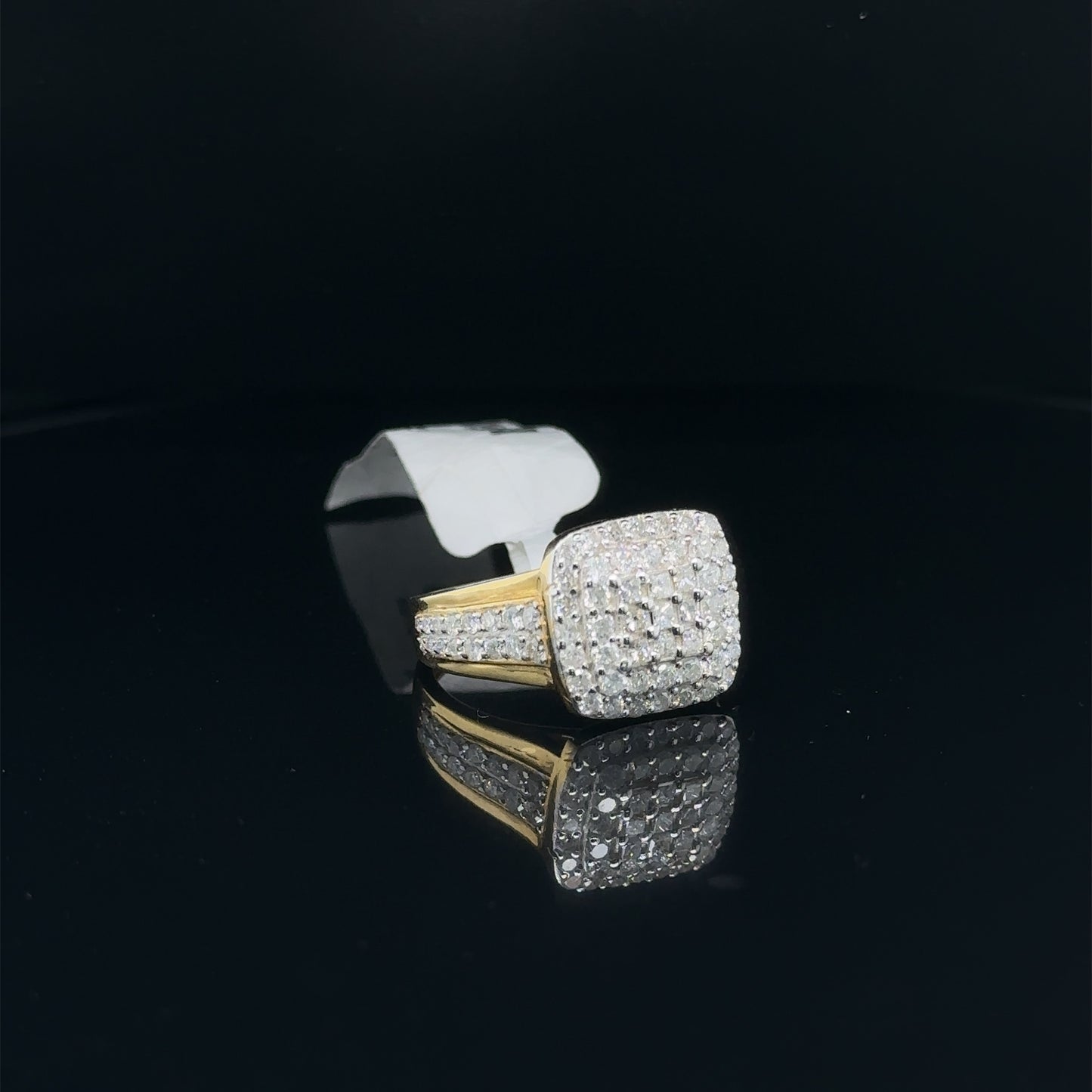 Square Ladies Diamond Ring-LR0170