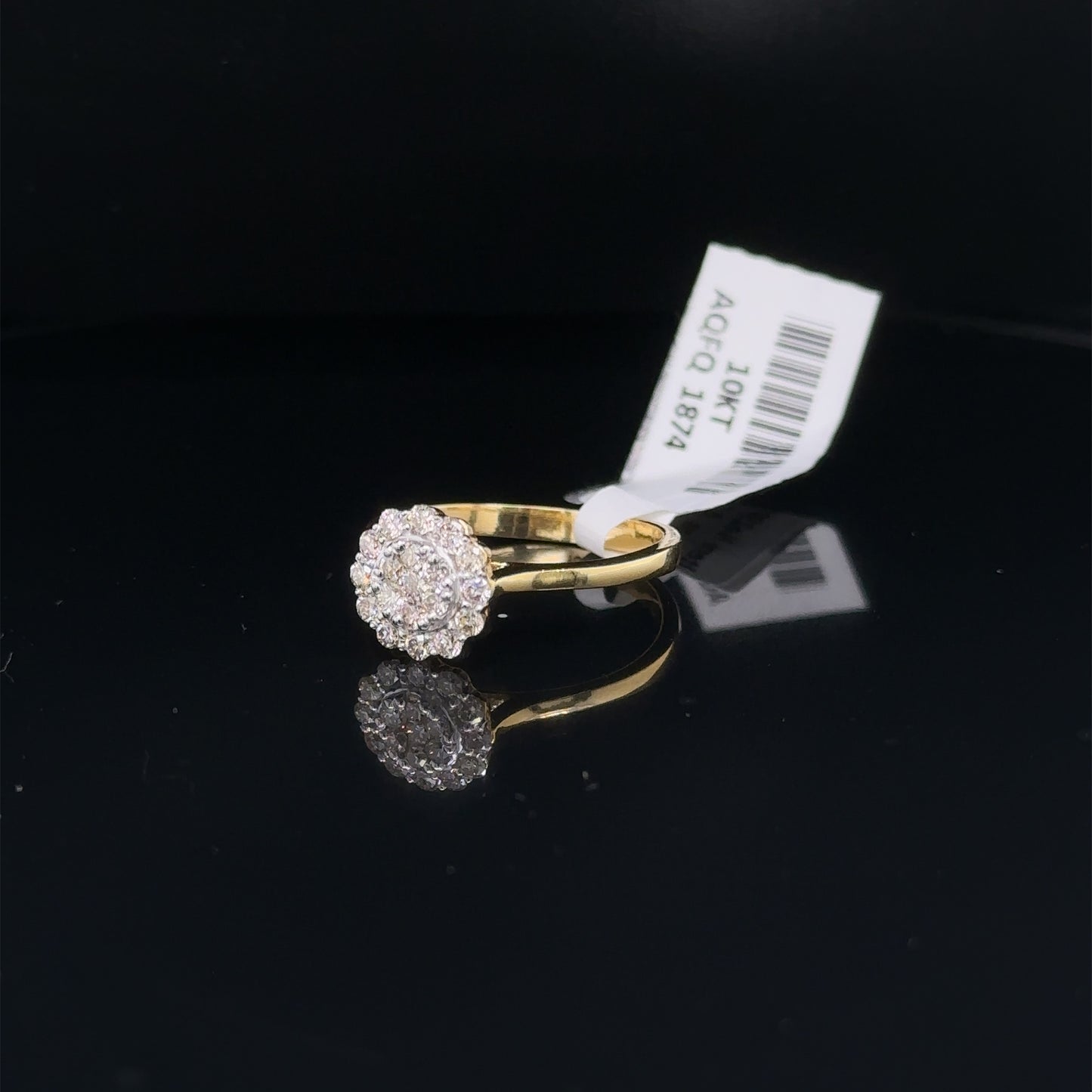 Circle flower Ladies Diamond Ring- LR0309