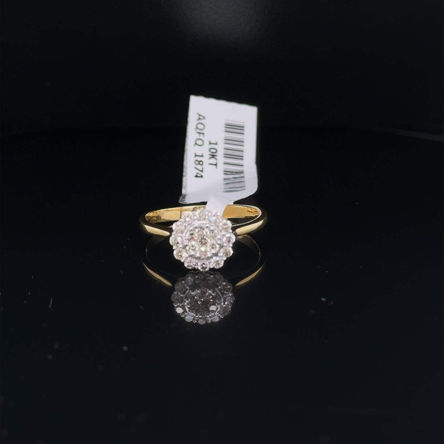 Circle flower Ladies Diamond Ring- LR0309