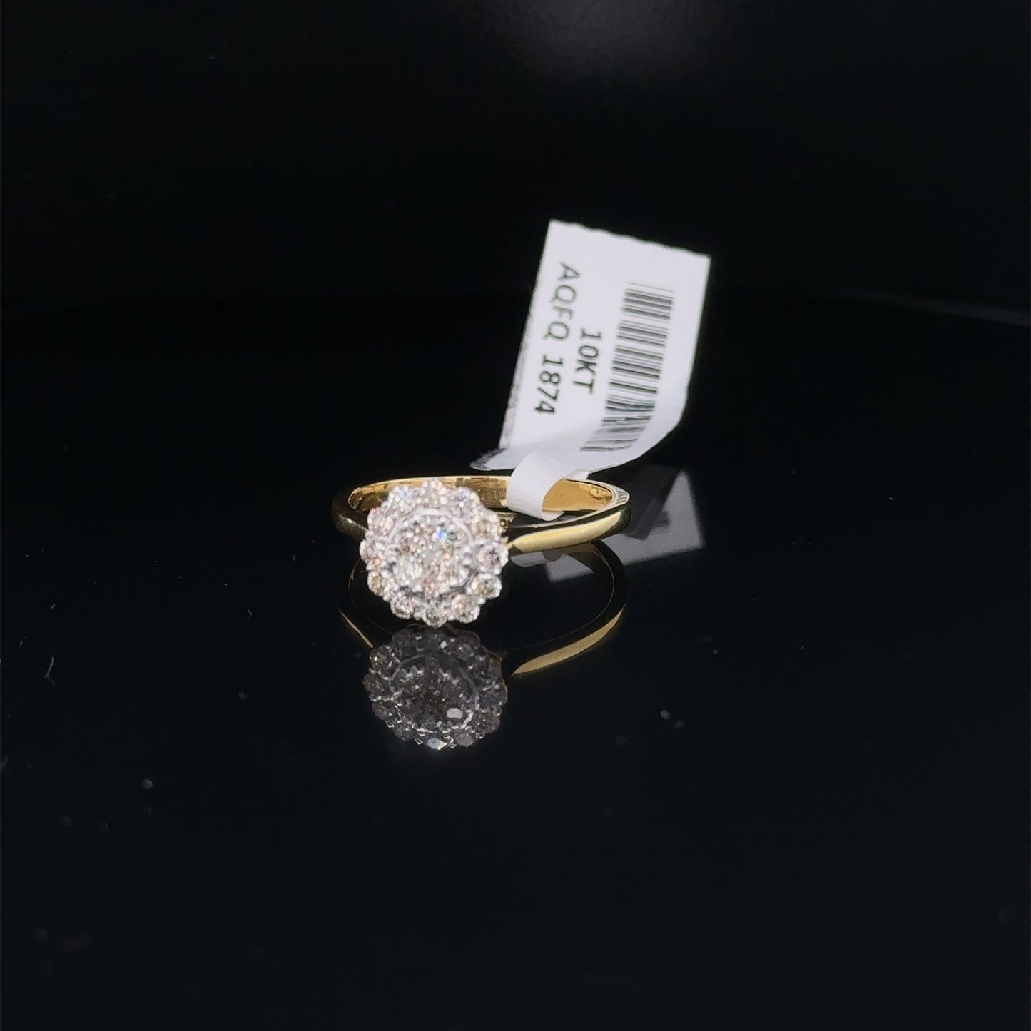 Circle flower Ladies Diamond Ring- LR0309