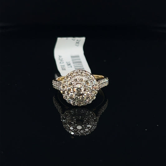 Circle Diamond Ring- LR0207