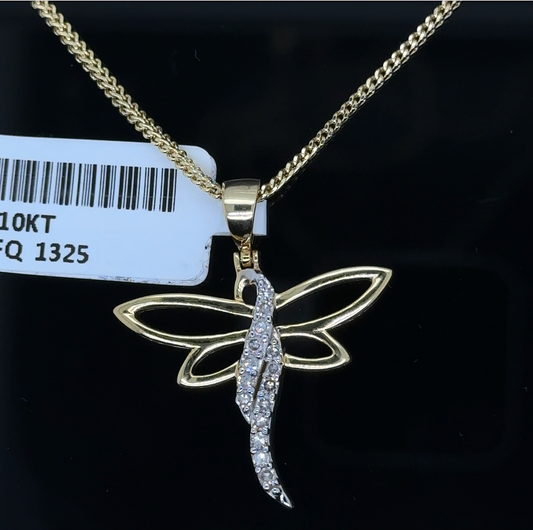 Butterfly pendent and chain Combo