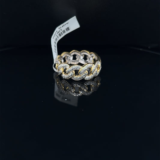 Cuban Diamond Men Ring- GR0115