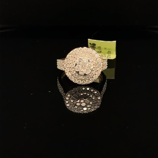 Circle Diamond ring- LR0126