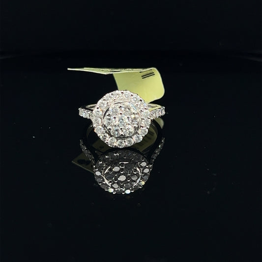 Circle Ladies Diamond Ring-LR0206
