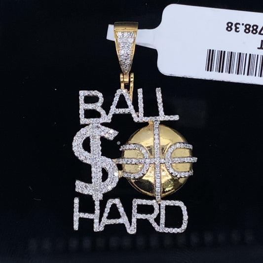 Ball So Hard Diamond Pendant- PD0332