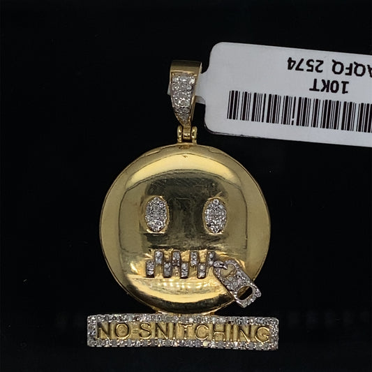 Diamond Pendant- PD0401 No Snitching