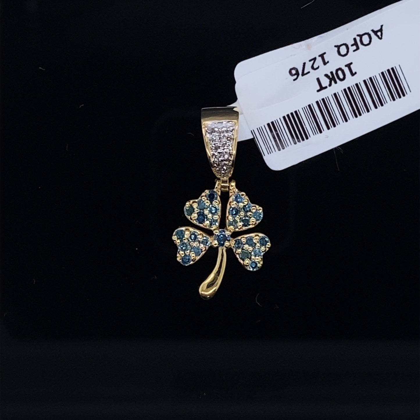 Diamond Four Leaf Clover Pendant- PD0759